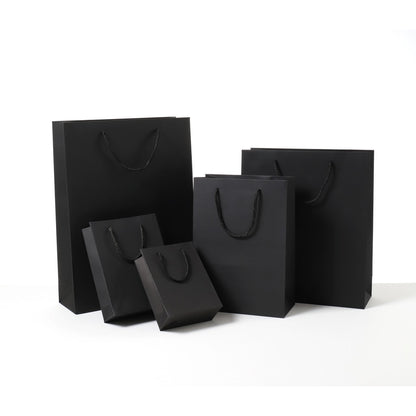 Black vertical business gift bag