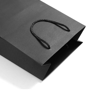 Black vertical business gift bag