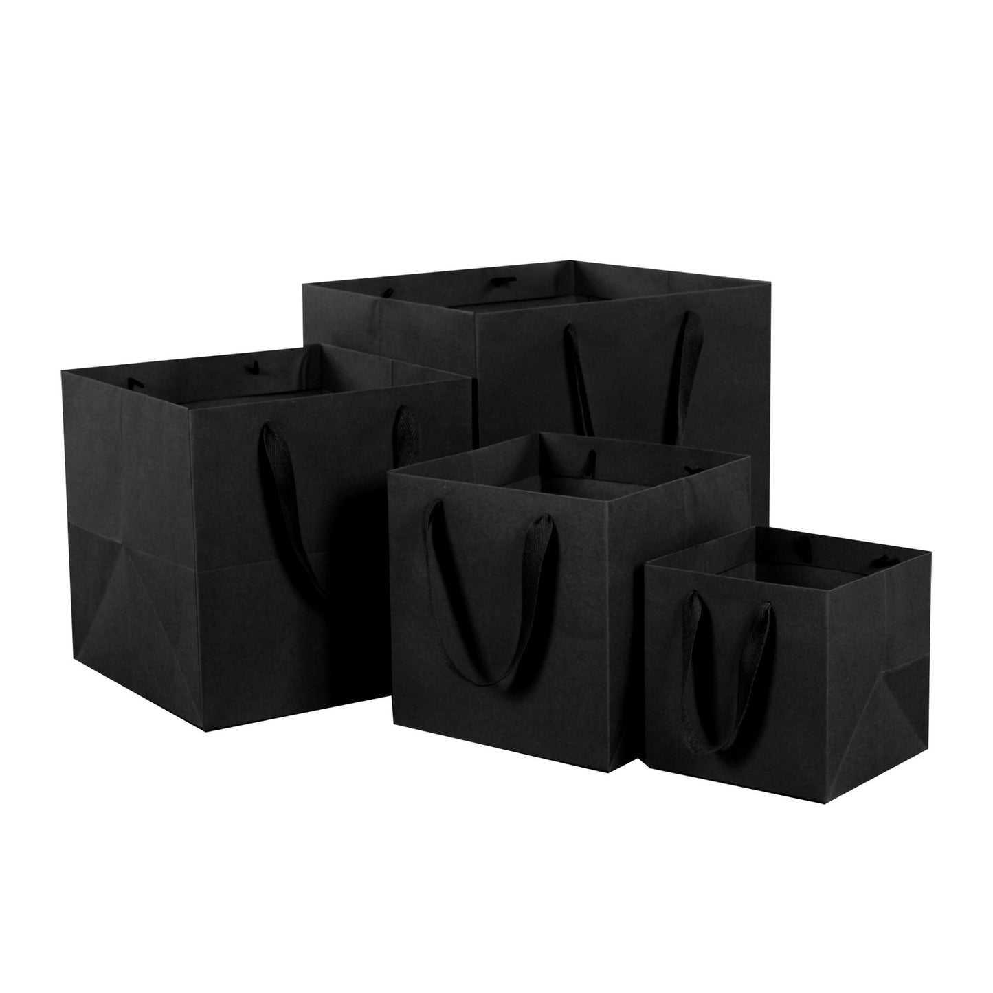 Black vertical business gift bag