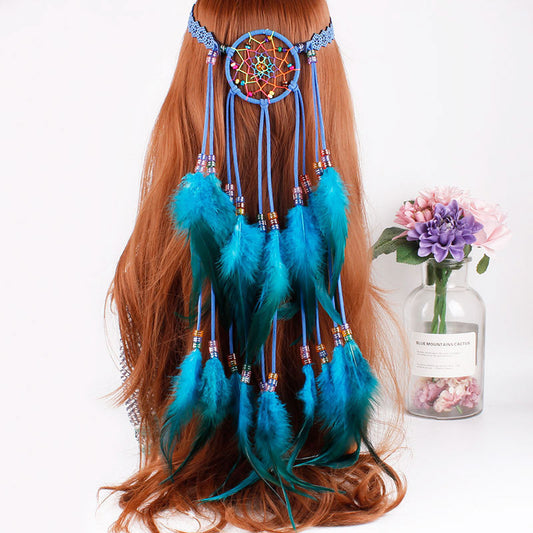 Explosive Dream Catcher Feather Hairband