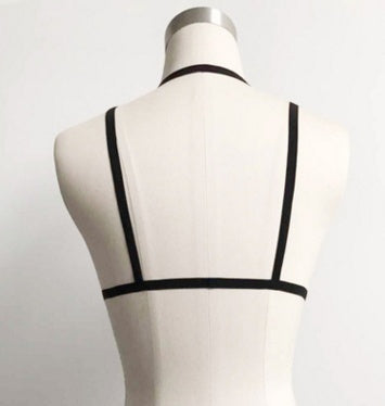 Gothic Body Harness Bra