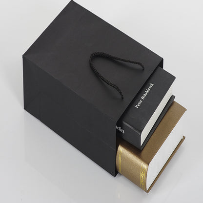 Black vertical business gift bag