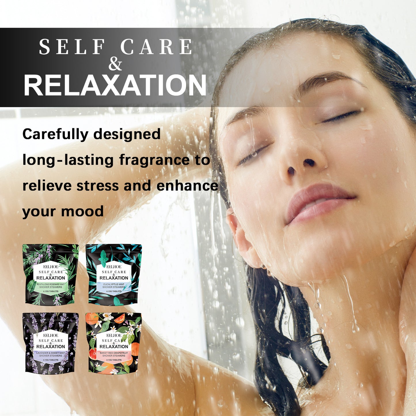 Aromatherapy Shower Piece Household Refreshing Stress Relief Lasting Aromatherapy Sheet