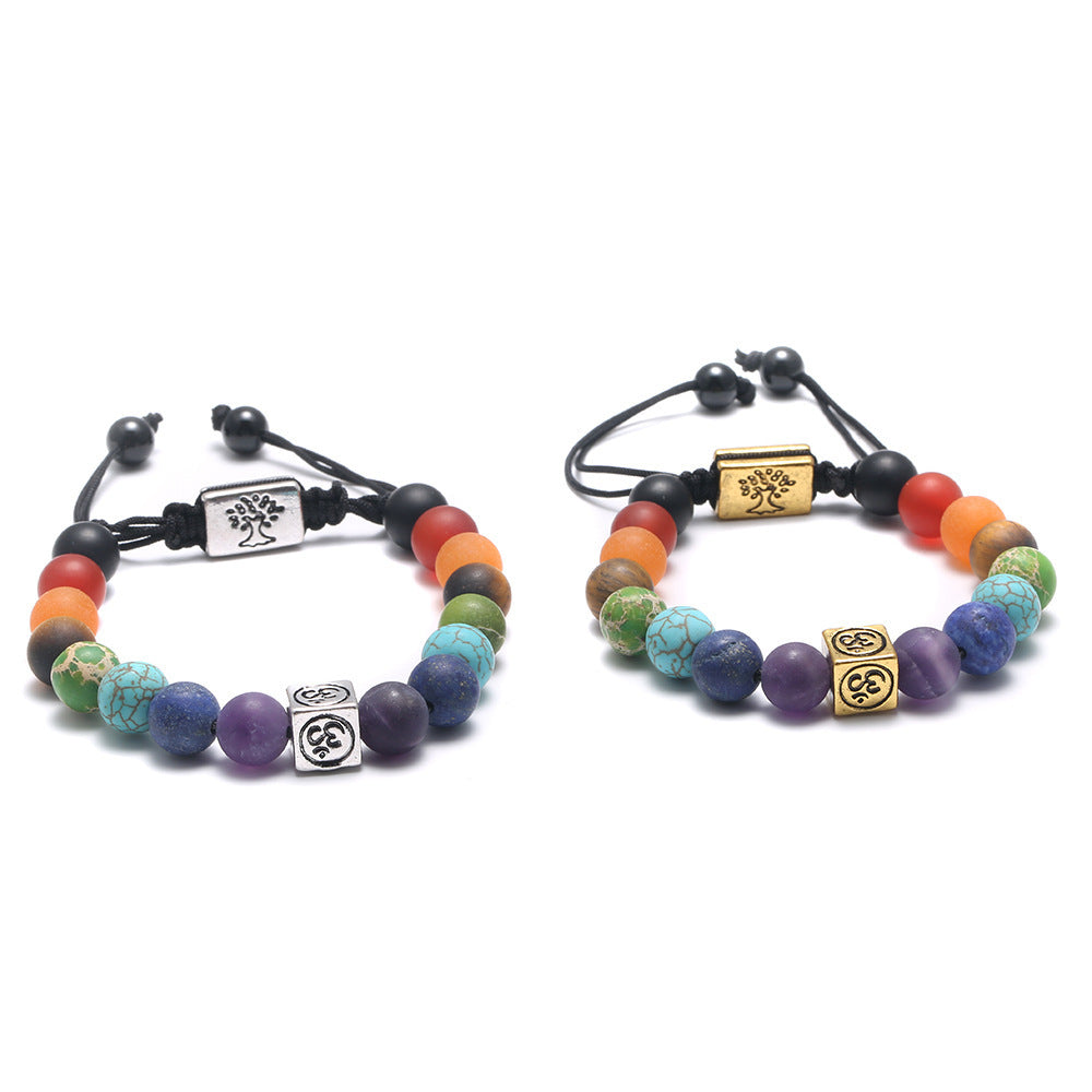 Tree Of Life Bracelet Stone 7 Chakras