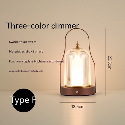 Creative Charging LED Portable Simplicity Table Lamp Small Night Lamp