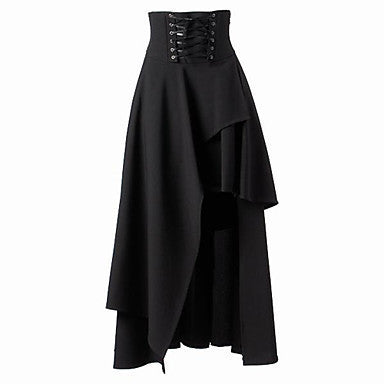 Autumn Irregular Gothic Skirt