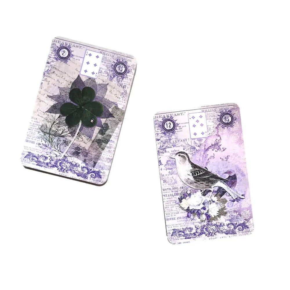 Hot selling Lavender Lenormand Card Leisure Entertainment Games Card Family Gatherings Tarot Games Card 40 Card Deck