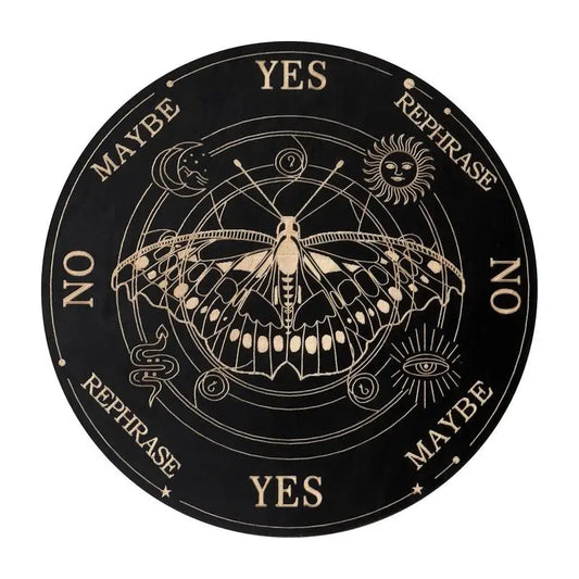 Ouija Boards Wooden Witch Divination Board Witch Crafts Supplies Fortune Telling Toys Decision Making Pendulum Witch Altar