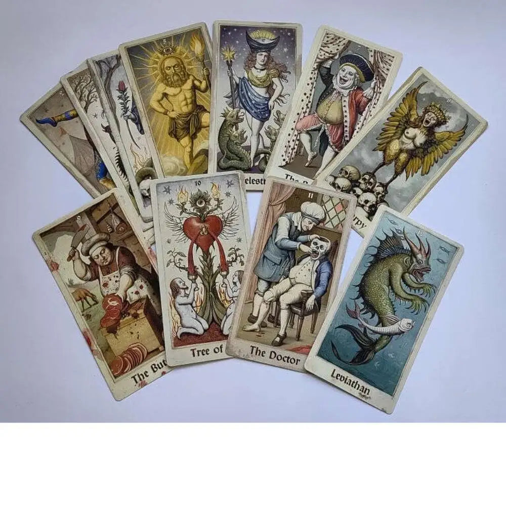 6*12cm The Zammer Twins 1st Edition Oracle Deck 50 Pcs Cards