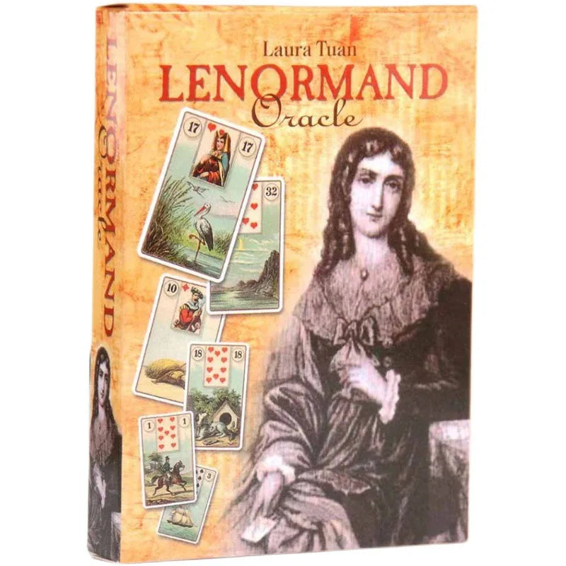 New Arrival High Quality Laura Tuan Lenormand Oracle Tarot Cards Fortune Guidance Telling Divination Deck Board Game