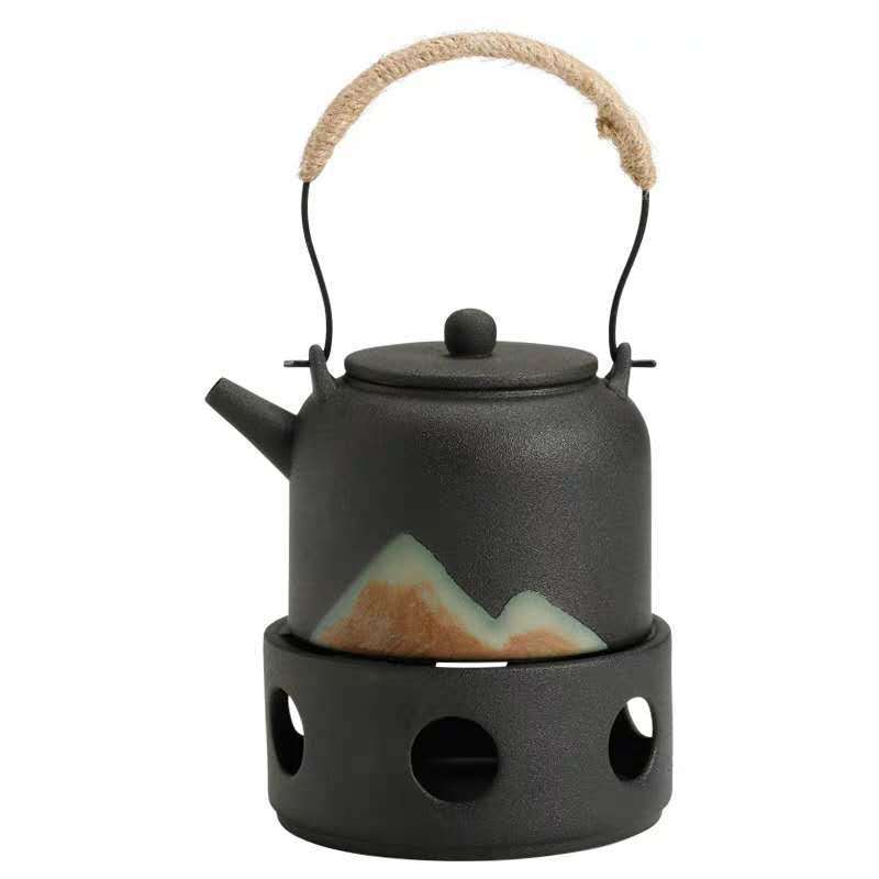 Japanese Style Warm Tea Stove Pot Ceramic Tea Set