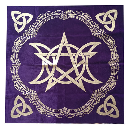 Five Pointed Star Altar Tarot Tablecloth