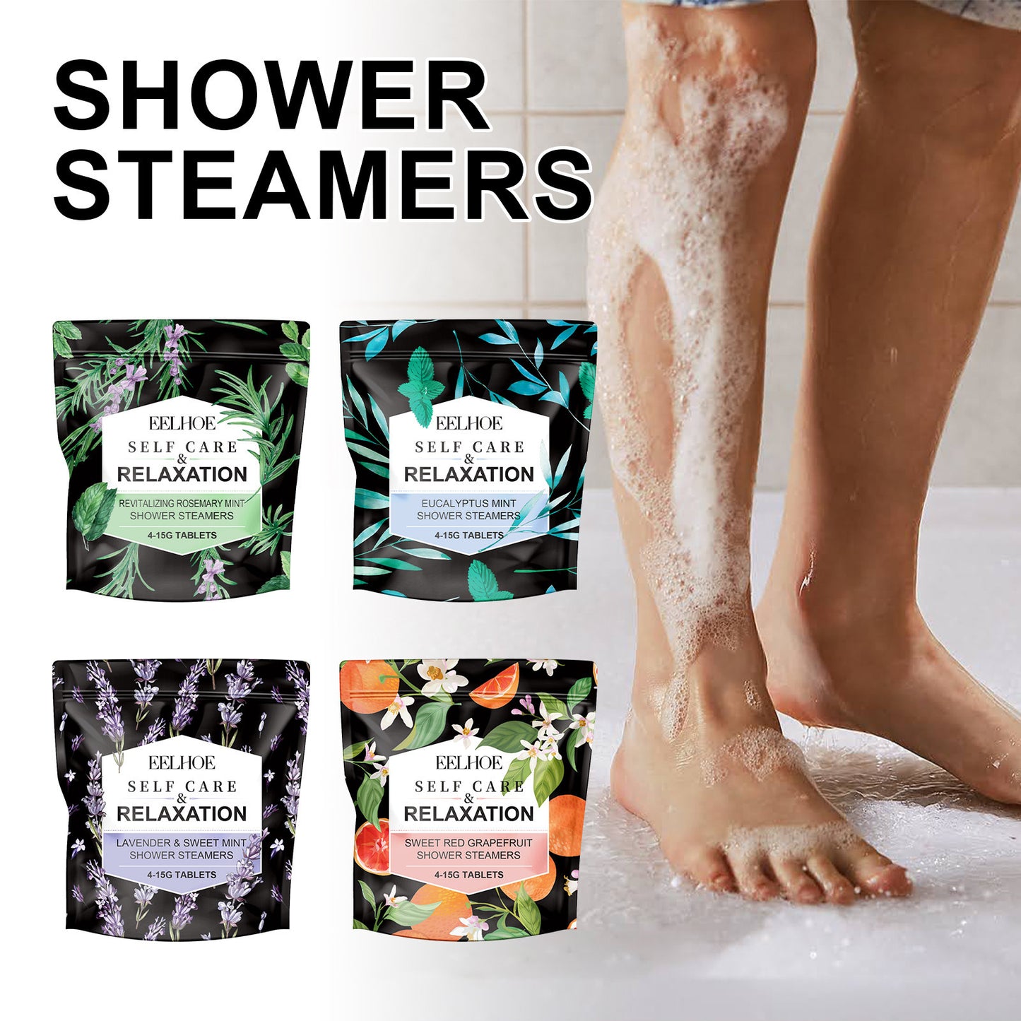 Aromatherapy Shower Piece Household Refreshing Stress Relief Lasting Aromatherapy Sheet